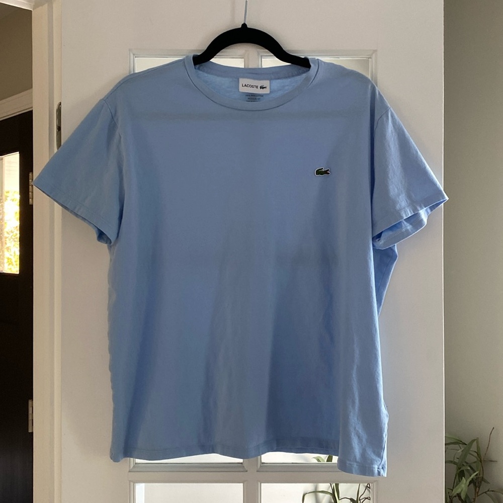 MENS NEW LACOSTE COTTON TEE